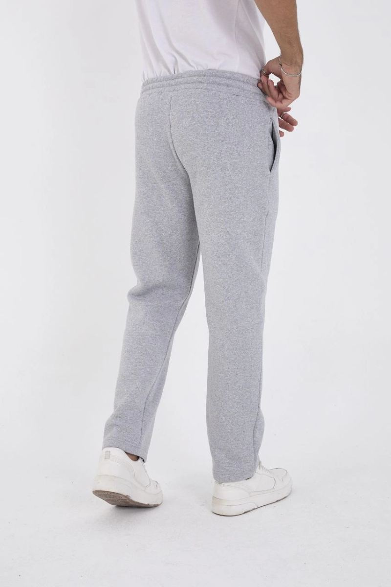 Erkek Üç İplik Basic Eşofman Pantolon - Gri