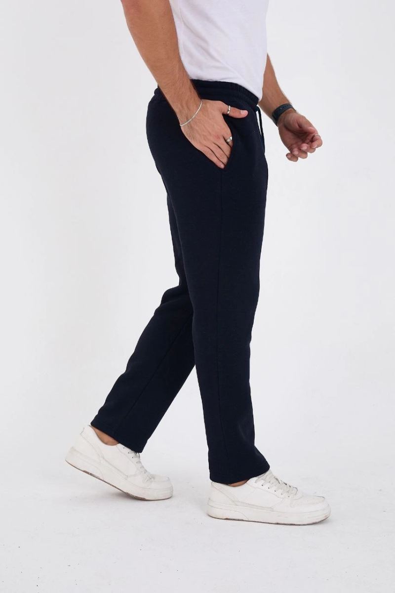 Erkek Üç İplik Basic Eşofman Pantolon - Lacivert