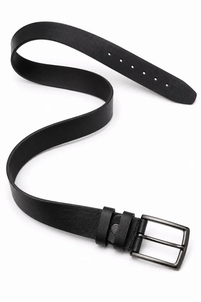 Erkek Hakiki Deri 4 Cm Klasik Kemer Metal Tokalı Günlük Ve Klasik Kullanım